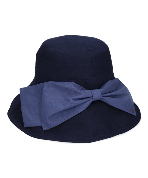 milsa(ミルサ)の「milsa C/L Compact Capeline(ハット・レディース・ブラック/ネイビー/ライトベージュ・M/57.5cm)」の14枚目の写真