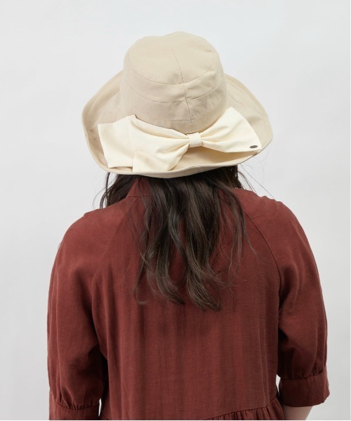 milsa(ミルサ)の「milsa C/L Compact Capeline(ハット・レディース・ブラック/ネイビー/ライトベージュ・M/57.5cm)」の5枚目の写真