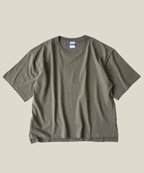 CALIFORNIA OUTFITTERS（カリフォルニア アウトフィッターズ）の「STD 3-ワイド Tシャツ / ６.２オンス ヘビーウェイト（Tシャツ/カットソー・メンズ・ホワイト/ブラック/グリーン/ナチュラル/オリーブ/ブルー・MEDIUM/LARGE/X-LARGE）」の4枚目の写真