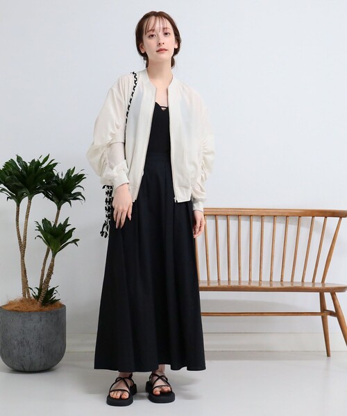 Ray BEAMS（レイビームス）の「Ray BEAMS / シアー MA-1（MA-1・レディース・ブラック/ホワイト系その他6・ONE SIZE）」の7枚目の写真