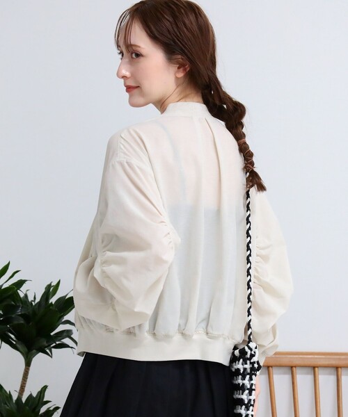 Ray BEAMS（レイビームス）の「Ray BEAMS / シアー MA-1（MA-1・レディース・ブラック/ホワイト系その他6・ONE SIZE）」の5枚目の写真