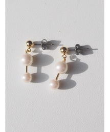 【ニッケルフリー】プチパールピアス 日本製