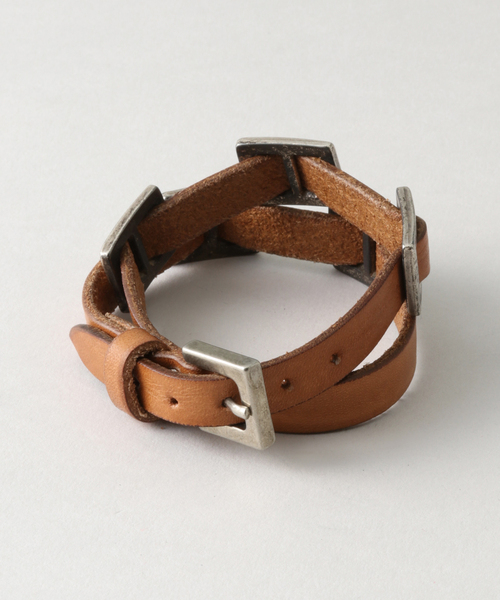 Puntovita（プントヴィータ）の「【PUNTOVITA/プントヴィータ】コンチョブレス（ブレスレット・レディース・チョコ・FREE）」の8枚目の写真