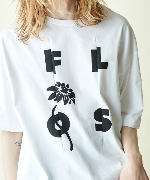 rehacer（レアセル）の「rehacer : Tuck Logo Wide CS / タックロゴ ワイド カットソー（Tシャツ/カットソー・メンズ・ホワイト/ブラック/グレー/ネイビー/グリーン・SMALL/MEDIUM/LARGE/X-LARGE）」の13枚目の写真