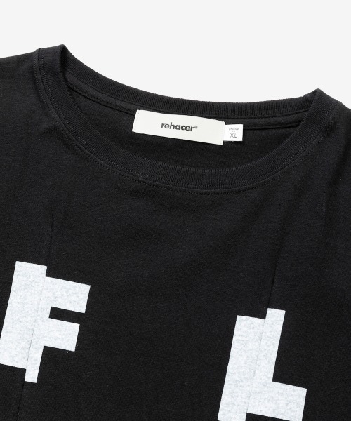 rehacer（レアセル）の「rehacer : Tuck Logo Wide CS / タックロゴ ワイド カットソー（Tシャツ/カットソー・メンズ・ホワイト/ブラック/グレー/ネイビー/グリーン・SMALL/MEDIUM/LARGE/X-LARGE）」の9枚目の写真