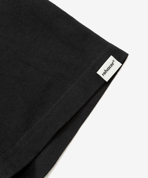 rehacer（レアセル）の「rehacer : Tuck Logo Wide CS / タックロゴ ワイド カットソー（Tシャツ/カットソー・メンズ・ホワイト/ブラック/グレー/ネイビー/グリーン・SMALL/MEDIUM/LARGE/X-LARGE）」の7枚目の写真