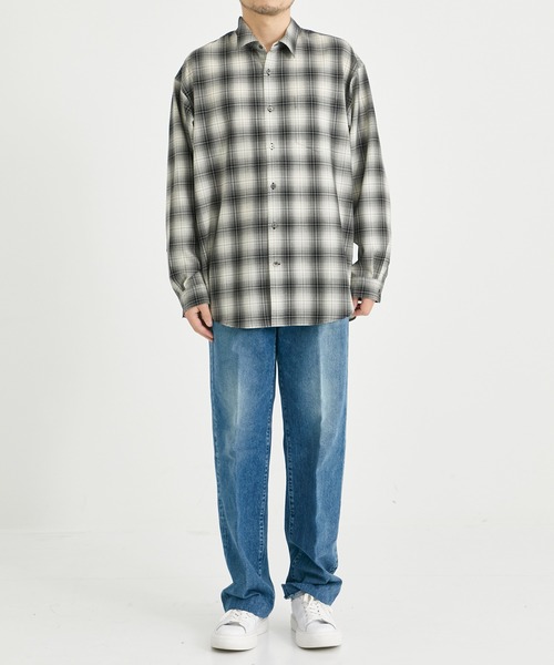 WELLDER/ウェルダー】Wide Silhouette Shirts/ワイドシルエット