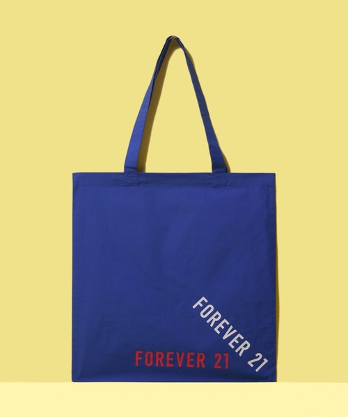 FOREVER 21（フォーエバー トゥエンティーワン）の「Forever21アソートロゴトート（トートバッグ・レディース・グリーン系その他/パープル系その他/シルバー/イエロー/グレー/ピンク系その他/ブラック/ブルー・FREE）」の4枚目の写真