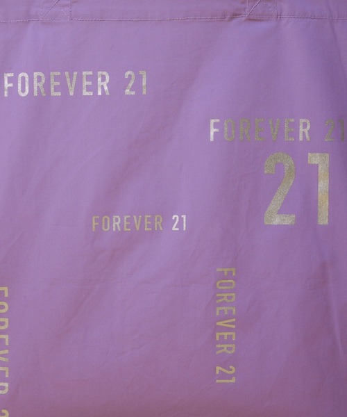 FOREVER 21（フォーエバー トゥエンティーワン）の「Forever21アソートロゴトート（トートバッグ・レディース・グリーン系その他/パープル系その他/シルバー/イエロー/グレー/ピンク系その他/ブラック/ブルー・FREE）」の9枚目の写真