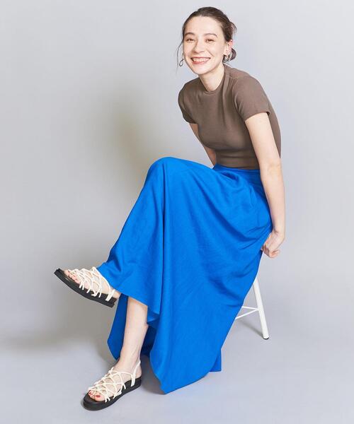 BEAUTY&YOUTH UNITED ARROWS(ビューティーアンドユースユナイテッドアローズ)の「ネット バックストラップ サンダル(サンダル・レディース・ダークグリーン/オフホワイト・37/36/38)」の5枚目の写真