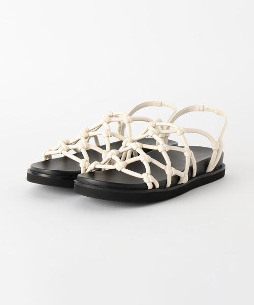 BEAUTY&YOUTH UNITED ARROWS(ビューティーアンドユースユナイテッドアローズ)の「ネット バックストラップ サンダル(サンダル・レディース・ダークグリーン/オフホワイト・37/36/38)」の12枚目の写真