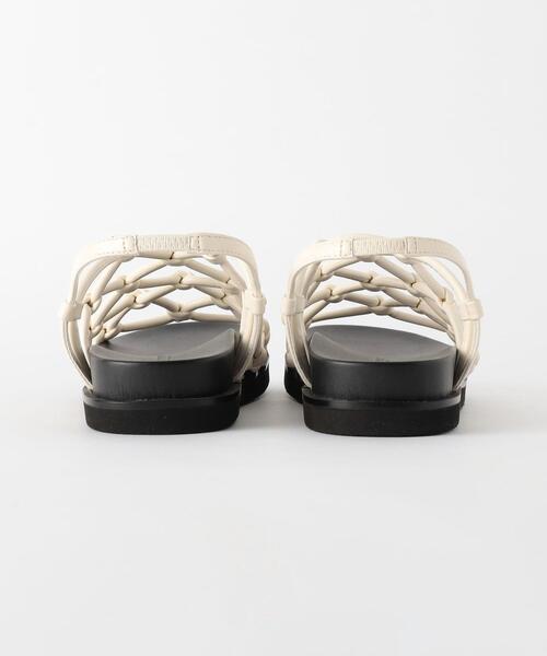 BEAUTY&YOUTH UNITED ARROWS(ビューティーアンドユースユナイテッドアローズ)の「ネット バックストラップ サンダル(サンダル・レディース・ダークグリーン/オフホワイト・37/36/38)」の10枚目の写真