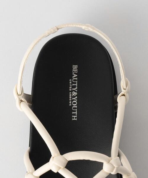 BEAUTY&YOUTH UNITED ARROWS(ビューティーアンドユースユナイテッドアローズ)の「ネット バックストラップ サンダル(サンダル・レディース・ダークグリーン/オフホワイト・37/36/38)」の15枚目の写真