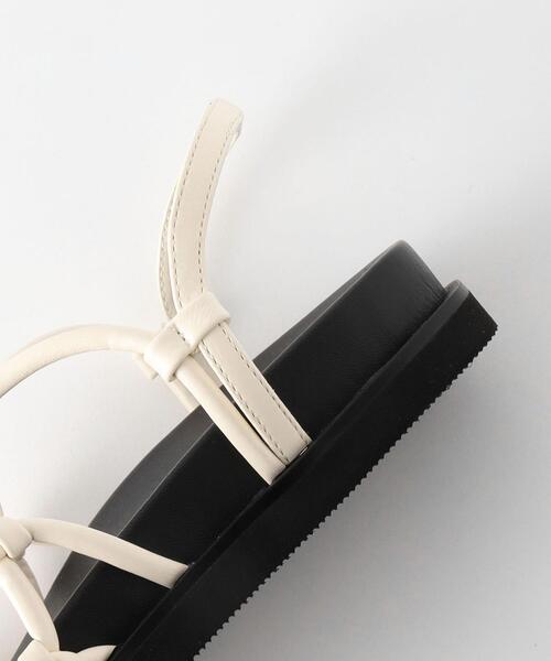 BEAUTY&YOUTH UNITED ARROWS(ビューティーアンドユースユナイテッドアローズ)の「ネット バックストラップ サンダル(サンダル・レディース・ダークグリーン/オフホワイト・37/36/38)」の8枚目の写真