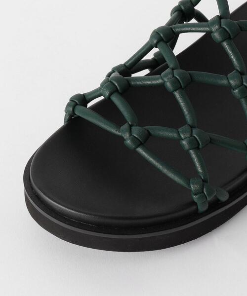 BEAUTY&YOUTH UNITED ARROWS(ビューティーアンドユースユナイテッドアローズ)の「ネット バックストラップ サンダル(サンダル・レディース・ダークグリーン/オフホワイト・37/36/38)」の18枚目の写真