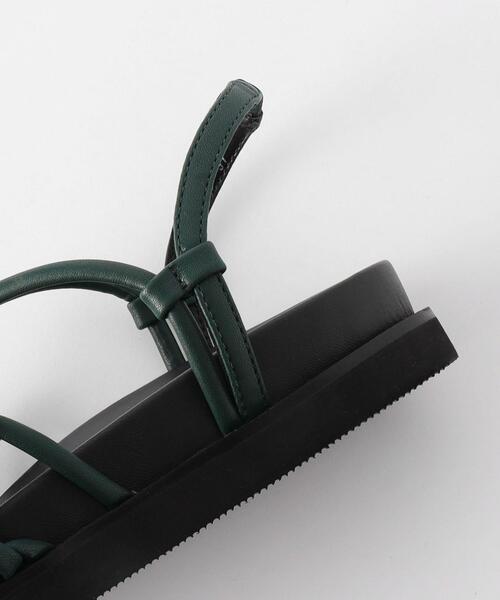 BEAUTY&YOUTH UNITED ARROWS(ビューティーアンドユースユナイテッドアローズ)の「ネット バックストラップ サンダル(サンダル・レディース・ダークグリーン/オフホワイト・37/36/38)」の19枚目の写真