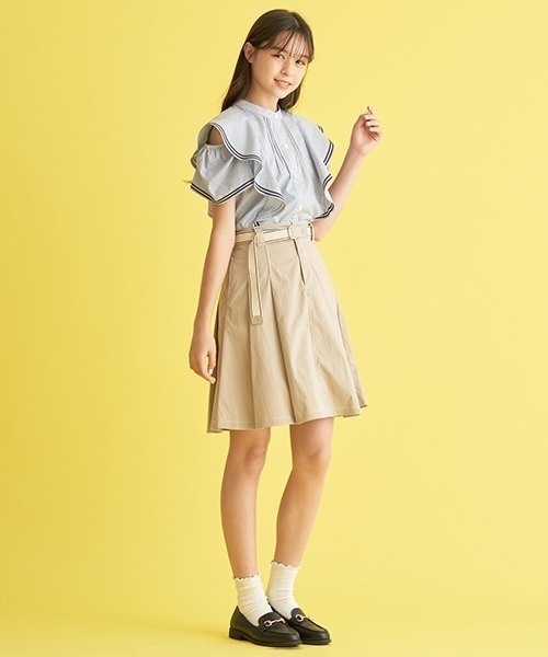 pom ponette junior（ポンポネットジュニア）の「2WAY肩あきフレア