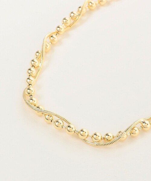 B:MING by BEAMS(ビーミングバイビームス)の「B:MING by BEAMS / クロス ボールチェーン ネックレス(ネックレス・レディース・ゴールド/シルバー・ONE SIZE)」の5枚目の写真