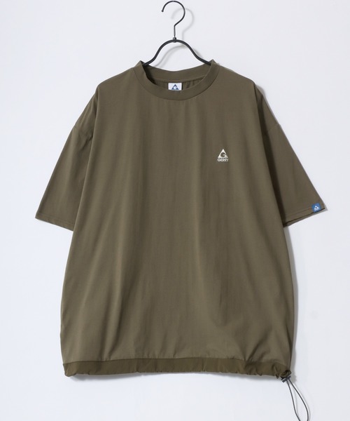 GERRY(ジェリー)の「GERRY/ジェリー オーバーサイズ ナイロンポケット/バックプリント ロゴ ワンポイント刺繍 半袖Tシャツ/水陸両用/吸水速乾/UVカット/シワ防止/ストレッチ/ドライタッチ(Tシャツ/カットソー・メンズ・アイボリー/カーキ/ブラック/ブラック系その他/ホワイト系その他/グリーン系その他/グリーン系その他2/ネイビー/ブルー系その他・M/L/LL)」の19枚目の写真