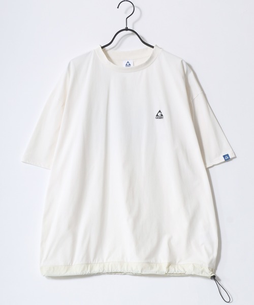 GERRY(ジェリー)の「GERRY/ジェリー オーバーサイズ ナイロンポケット/バックプリント ロゴ ワンポイント刺繍 半袖Tシャツ/水陸両用/吸水速乾/UVカット/シワ防止/ストレッチ/ドライタッチ(Tシャツ/カットソー・メンズ・アイボリー/カーキ/ブラック/ブラック系その他/ホワイト系その他/グリーン系その他/グリーン系その他2/ネイビー/ブルー系その他・M/L/LL)」の15枚目の写真