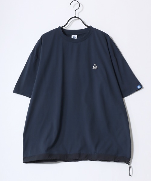 GERRY(ジェリー)の「GERRY/ジェリー オーバーサイズ ナイロンポケット/バックプリント ロゴ ワンポイント刺繍 半袖Tシャツ/水陸両用/吸水速乾/UVカット/シワ防止/ストレッチ/ドライタッチ(Tシャツ/カットソー・メンズ・アイボリー/カーキ/ブラック/ブラック系その他/ホワイト系その他/グリーン系その他/グリーン系その他2/ネイビー/ブルー系その他・M/L/LL)」の21枚目の写真