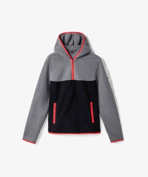 MICHAEL KORS（マイケルコース）の「SHERPA QUARTER ZIP HOODIE ニット 
