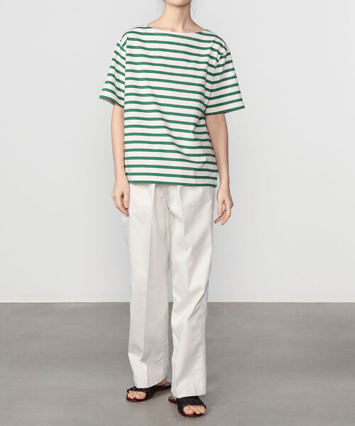 orSlow（オアスロウ）の「orSlow | ツータックワイドトラウザー WHITE