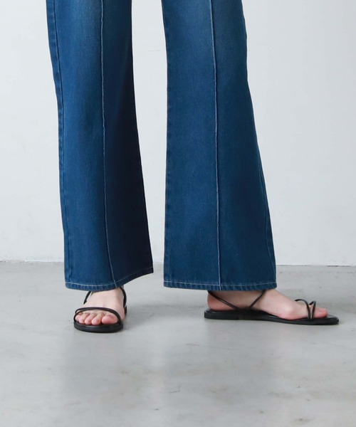 archives（アルシーヴ）の「アシンメトリーラインサンダル（サンダル・レディース・ブラウン/グレー/ブラック・MEDIUM/LARGE）」の17枚目の写真