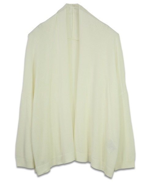 and it_(アンドイット)の「レーヨンニットトッパーカーディガン(カーディガン/ボレロ・レディース・サックスブルー/アイボリー/ロイヤルブルー/ブラック・M-L)」の6枚目の写真