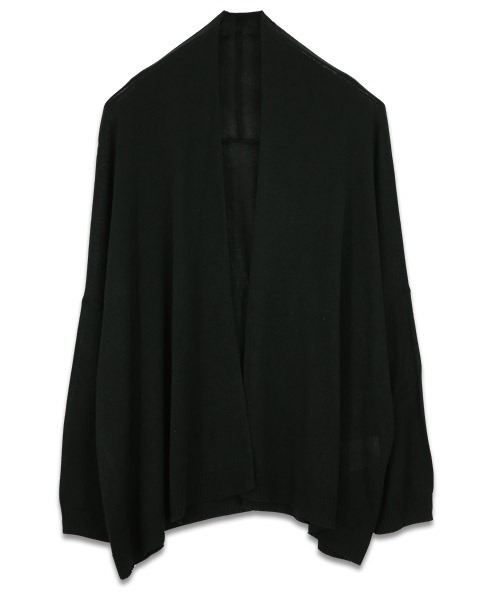 and it_(アンドイット)の「レーヨンニットトッパーカーディガン(カーディガン/ボレロ・レディース・サックスブルー/アイボリー/ロイヤルブルー/ブラック・M-L)」の9枚目の写真