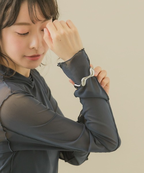 SMELLY（スメリー）の「ナミナミリッタイバングル（ブレスレット・レディース・シルバー/ゴールド・-）」の8枚目の写真