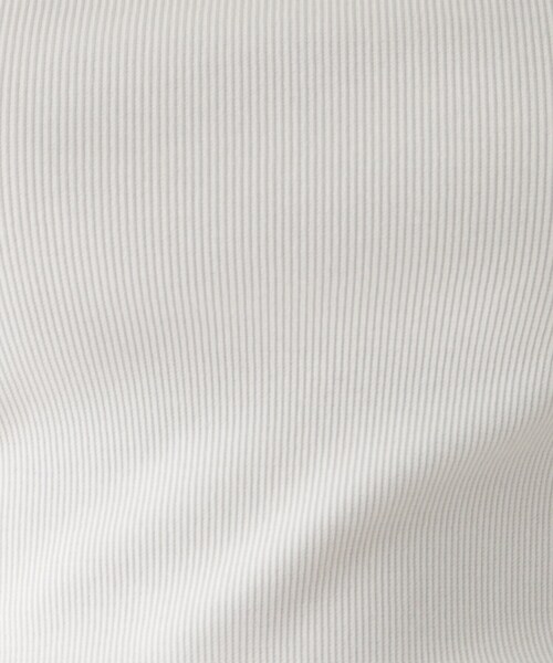 OPAQUE.CLIP（オペークドットクリップ）の「◆GIZAコットン ワイドストラップキャミソール（タンクトップ・レディース・ブラック/オフホワイト/キャメル・38/40）」の11枚目の写真