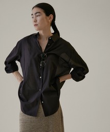 shuttle notes | 【NIPPON CULTURE】ワッシャーローンオーバーシャツ / 無地・ストライプ(シャツ/ブラウス)