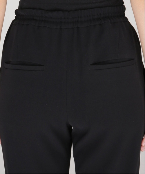 【2024SS】L'ESSAGE ダブルクロスジョガーパンツ 黒 2024SS】L'ESSAGE ダブルクロスジョガーパンツ 黒