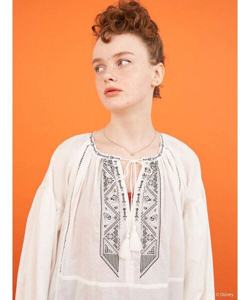 Disney（ディズニー）の「Chip & Dale/刺繍ワンピース（ワンピース・レディース・オフホワイト/ブラック・FREE）」の15枚目の写真