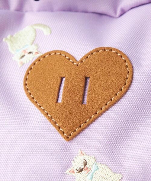 MEI（メイ）の「【別注】＜MEI＞ デイパック Lサイズ/ ネコ（バックパック/リュック・キッズ・ライラック・FREE）」の13枚目の写真