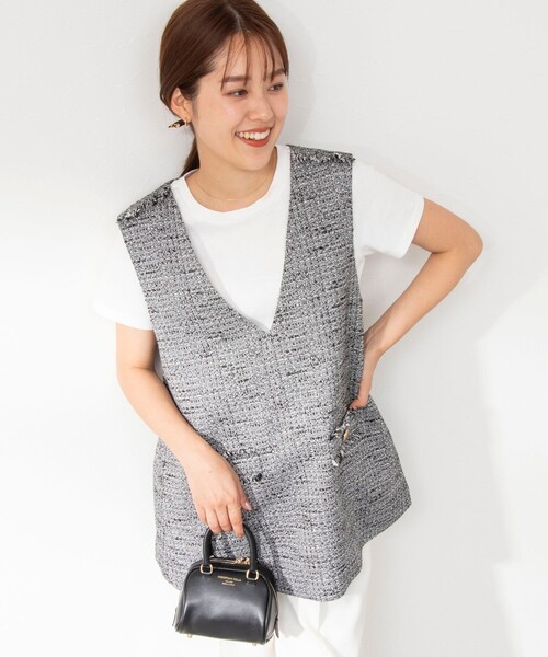 NOLLEY'S（ノーリーズ）の「サマーツイードベスト（ベスト）」 - WEAR
