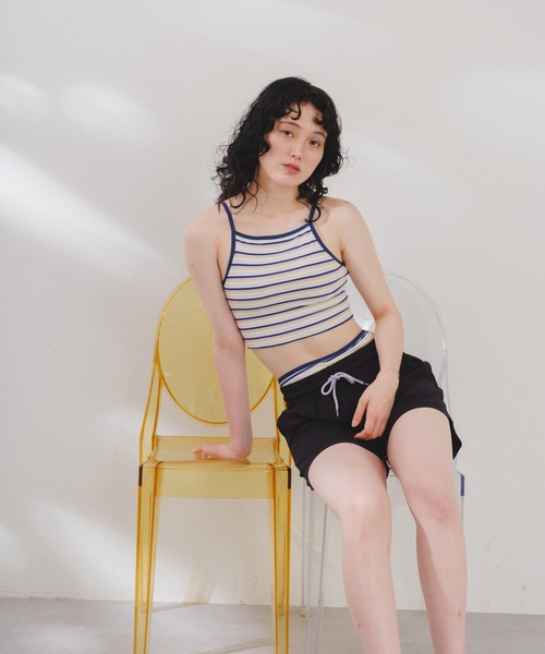 Kastane（カスタネ）の「【OceanPacificコラボ】SWIMSHORTPANTS（水着・レディース・ブラック・FREE）」の5枚目の写真