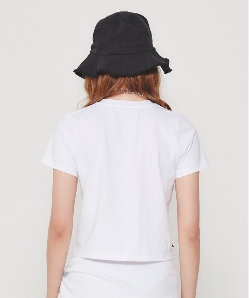 CRANK（クランク）の「【CRANK/クランク】LOGO STRING BUCKET HAT / サファリハット ストリング バケットハット（ハット・レディース・ブラック/ベージュ/ブルー・ONE SIZE）」の14枚目の写真
