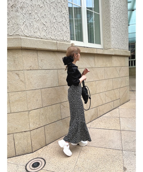 JUMELLE(ジュメロ)の「ロマンスリーブT(Tシャツ/カットソー・レディース・アイボリー/ブラック・FREE)」の18枚目の写真