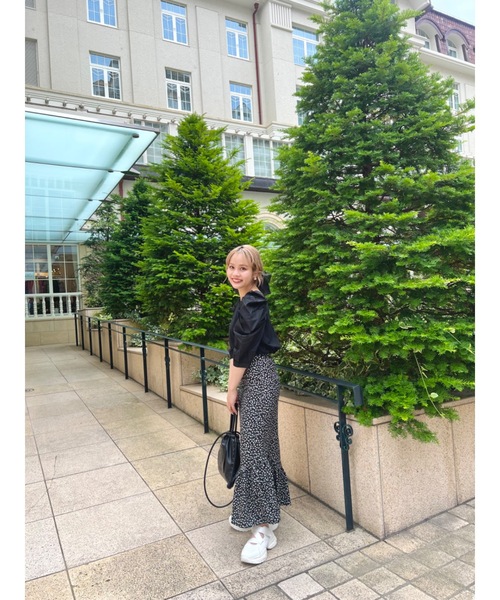 JUMELLE(ジュメロ)の「ロマンスリーブT(Tシャツ/カットソー・レディース・アイボリー/ブラック・FREE)」の20枚目の写真
