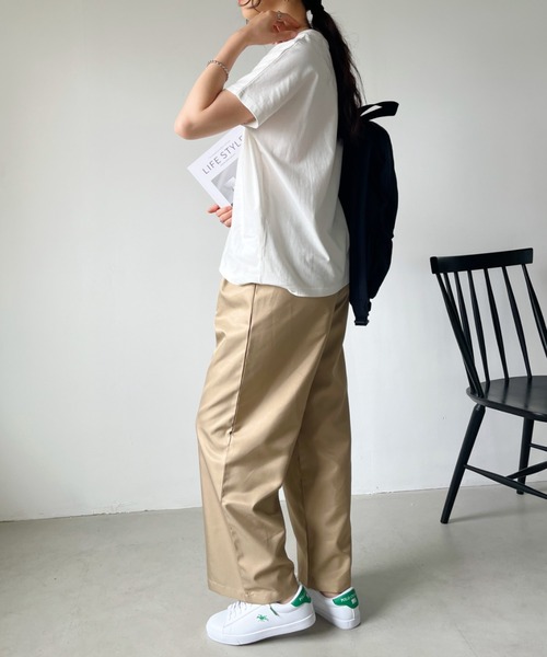 POLO CHAMPS（ポロチャンプス）の「【POLO CHAMPS/ポロチャンプス】別注 ワンポイント刺繍 ローカット ベーシック コートスニーカー（スニーカー・レディース・ネイビー/グリーン/グレイッシュベージュ/ライトグレー/ホワイト・23.0cm/23.5cm/24.0cm/24.5cm/25.0cm）」の19枚目の写真