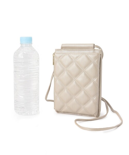 grove（グローブ）の「◆ダブルキルトマルチショルダー（ショルダーバッグ・レディース・ブラック/ゴールド/アイボリー/レモンイエロー・00）」の8枚目の写真