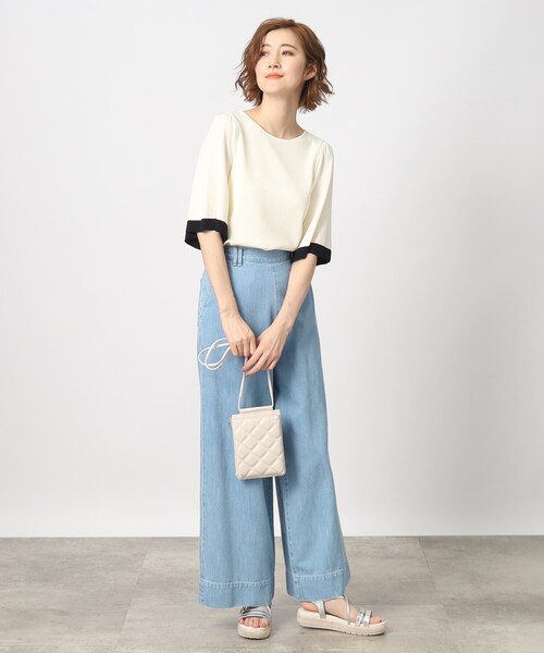 grove（グローブ）の「◆ダブルキルトマルチショルダー（ショルダーバッグ・レディース・ブラック/ゴールド/アイボリー/レモンイエロー・00）」の12枚目の写真