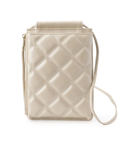 grove（グローブ）の「◆ダブルキルトマルチショルダー（ショルダーバッグ・レディース・ブラック/ゴールド/アイボリー/レモンイエロー・00）」の18枚目の写真