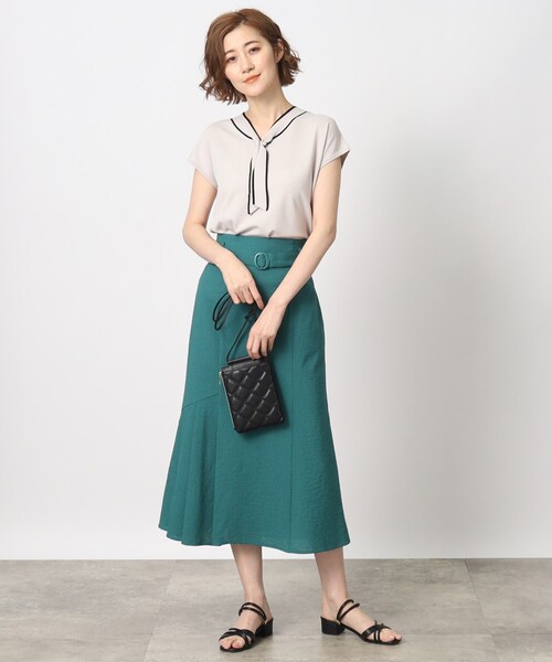 grove（グローブ）の「◆ダブルキルトマルチショルダー（ショルダーバッグ・レディース・ブラック/ゴールド/アイボリー/レモンイエロー・00）」の6枚目の写真