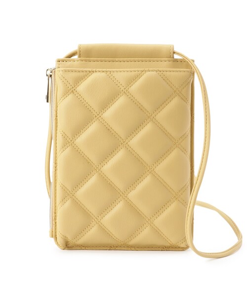 grove（グローブ）の「◆ダブルキルトマルチショルダー（ショルダーバッグ・レディース・ブラック/ゴールド/アイボリー/レモンイエロー・00）」の13枚目の写真