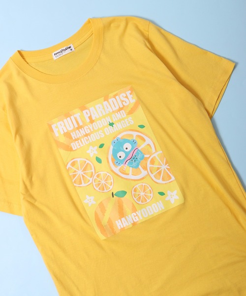sanrio(サンリオ)の「sanrio サンリオ 半袖 Tシャツ(Tシャツ/カットソー・レディース・レッド/サックスブルー/ライトピンク/クリーム/レモンイエロー/オフホワイト/ネイビー・M/L/LL)」の5枚目の写真