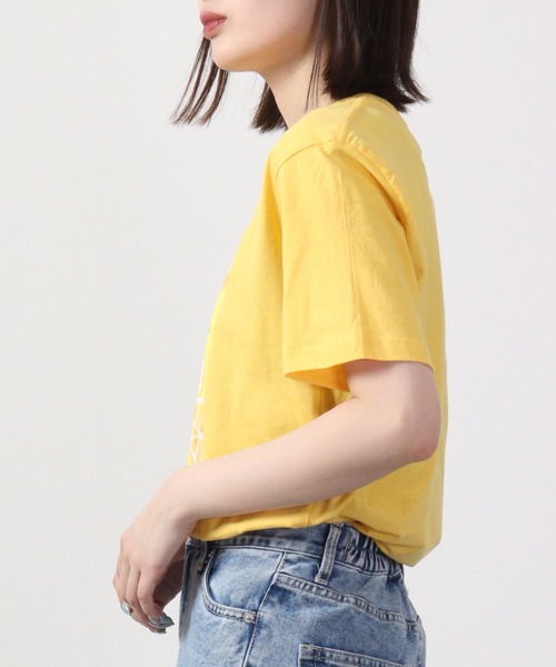 sanrio(サンリオ)の「sanrio サンリオ 半袖 Tシャツ(Tシャツ/カットソー・レディース・レッド/サックスブルー/ライトピンク/クリーム/レモンイエロー/オフホワイト/ネイビー・M/L/LL)」の17枚目の写真