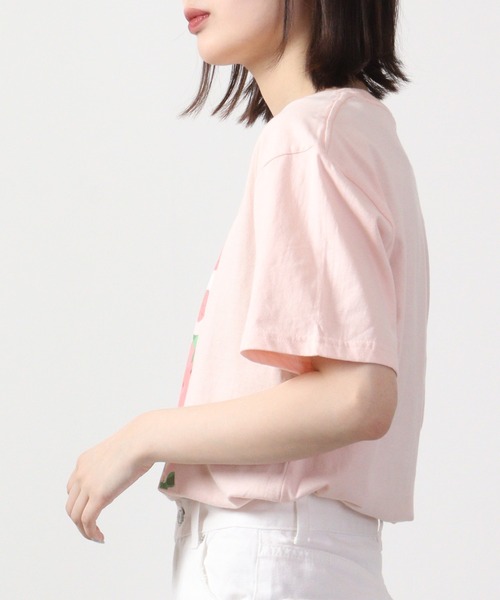 sanrio(サンリオ)の「sanrio サンリオ 半袖 Tシャツ(Tシャツ/カットソー・レディース・レッド/サックスブルー/ライトピンク/クリーム/レモンイエロー/オフホワイト/ネイビー・M/L/LL)」の21枚目の写真